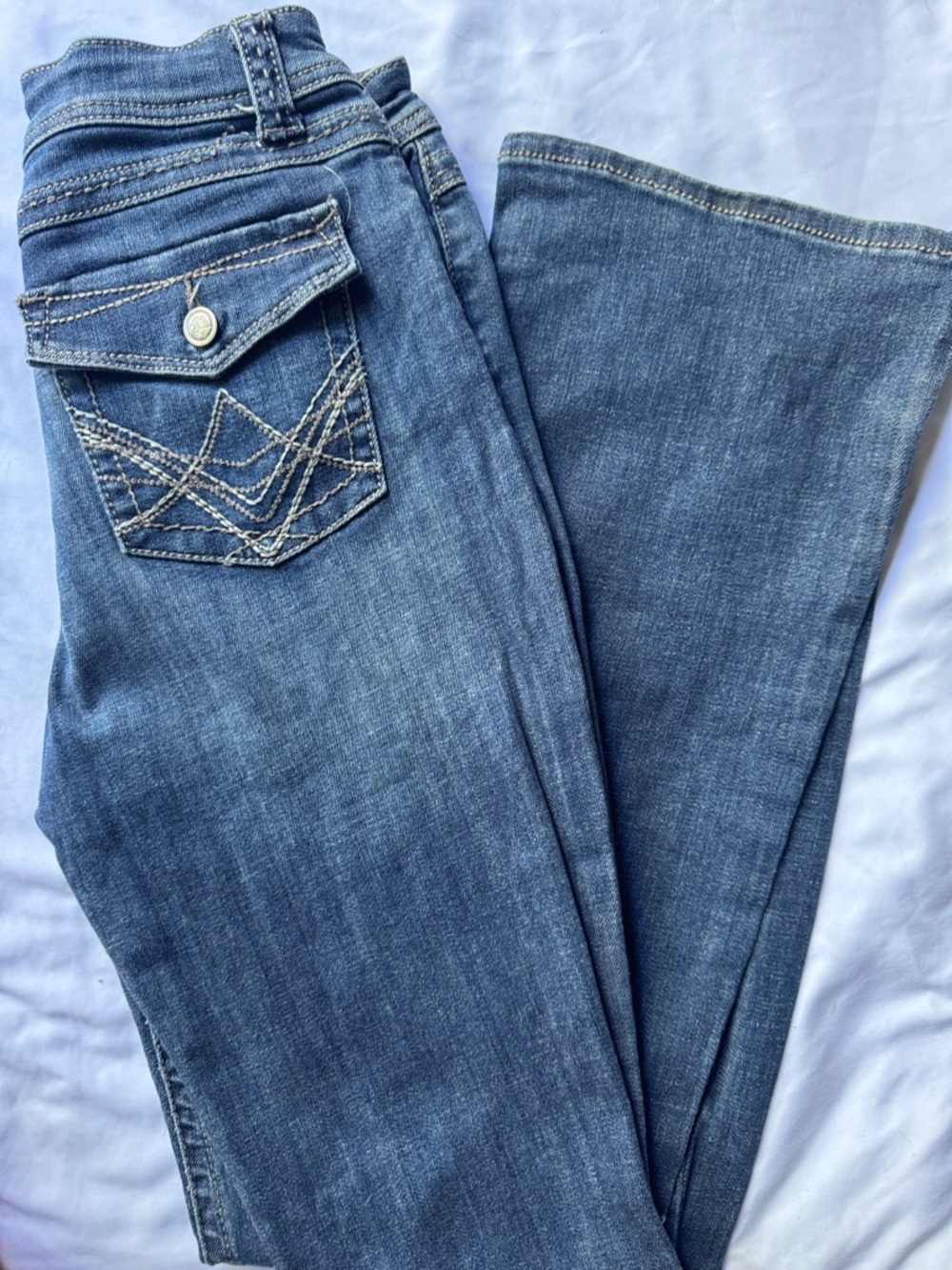 Lee Slender Secret Lower on The Waist Jeans size 10 long